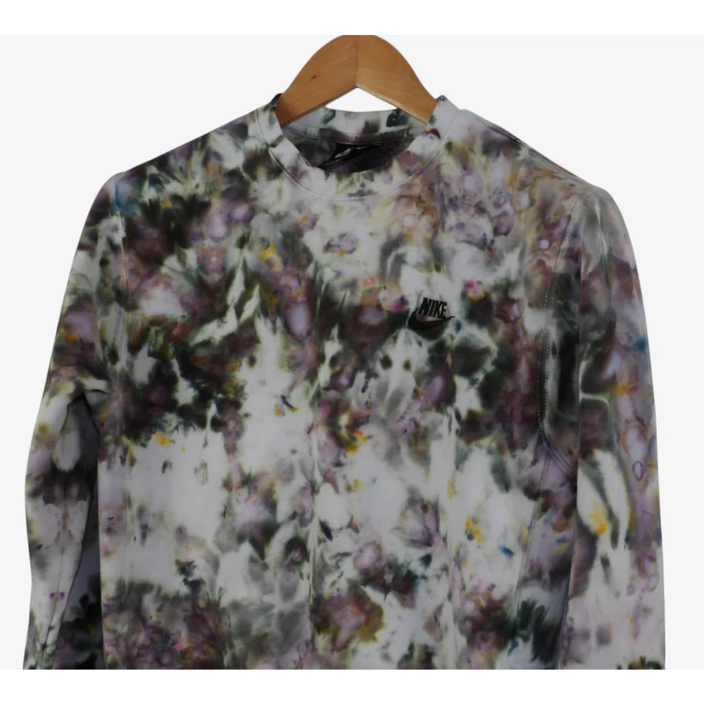 XSMALL NIKE Upcycled Sweatshirt, Thrifted One-of-a-Kind Reclaimed